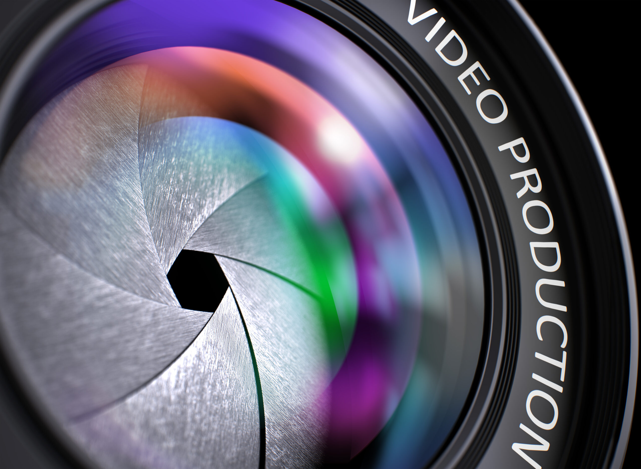 Closeup Camera Photo Lens with Video Production.